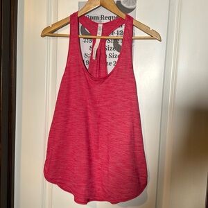 lululemon athletica Heathered Pink Racerback Tank